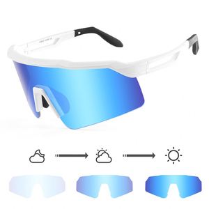 Gafas de Sol Deportivas TR90 Fotocromáticas UV400 con Cambio de Color, Ligeras, para Ciclismo, Deportes al Aire Libre, Correr, Béisbol, para Hombre - Product Image 5