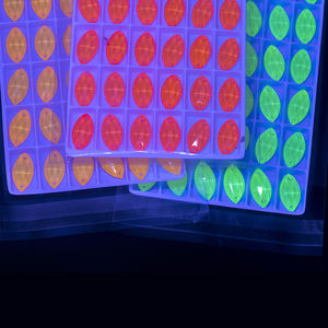 MN-Piedras preciosas Navette para vestido de baile, brillantes, de neón, para coser diamantes de imitación - Product Image 5