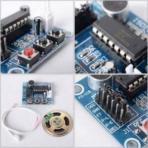 ISD1820 사운드 녹음 재생 모듈+마이크 음성 스피커 DIY 로봇 KK - Product Image 3