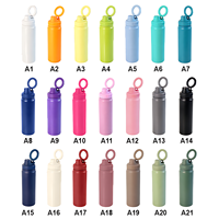 Bouteille d'eau en acier inoxydable de 18 oz avec bouchon à bec verseur, certifiée LFGB, disponible toute l'année, pour la vente en ligne, emballage personnalisé