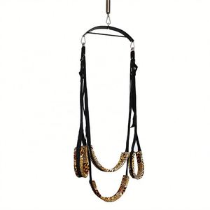 Yesi Easy Access Nylon and Velveteen BDSM Adult Sex Accessories Body Bondage Restraint Fetish Sexy Sling <b>Swing</b> - Product Image 6