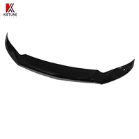 W907 3PCS Nouveau déflecteur de capot avant de voiture de haute qualité, protection de capot noir brillant en ABS pour Mercedes-Benz Sprinter 2018-2023