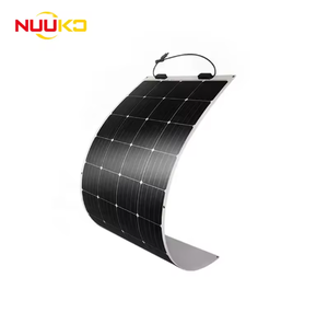 NUUKO 390W 395W 400W Monocrystalline Half Cell Flexible <b>Solar</b> Panel, Lightweight PV Module for <b>Solar</b> Power System, RV, Camping N - Product Image 1
