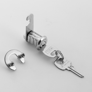 Cerradura de cajón para exterior Cerradura de leva universal con llave de acero para archivador Casillero Buzón Armario de almacenamiento Armario - Product Image 1