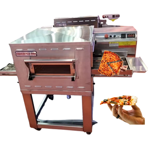 Horno transportador eléctrico para la industria de la comida rápida, perfecto para hornear pizza <span class=keywords><strong>Calzone</strong></span>, pan plano, ajo, pan y sándwiches - Product Image 5