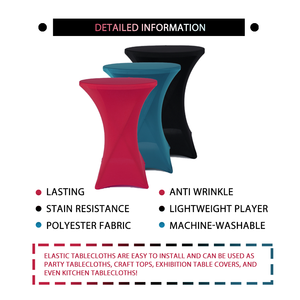 Bán buôn bảng màu rắn vải polyester cotton cho home & khách sạn sử dụng cho tiệc cưới Tiệc Tùng & Cocktail trang trí - Product Image 6