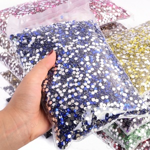 Oleeya Factory Over 50 Colors Full Sizes Flat Back Non Hotfix Crystals <b>Resin</b> Nail Art Non Hot Fix Rhinestones for Nail Crafts - Product Image 4