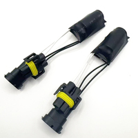 Decodificador LED H11, Bombilla de faro Canbus, cancelador de advertencia antiparpadeo con condensadores, nueva condición para automóviles