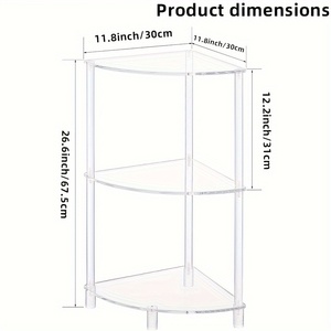 <span class=keywords><strong>Acrylic</strong></span> fan hâm mộ hình bên bảng 3-tầng gó<span class=keywords><strong>c</strong></span> bảng nhỏ gó<span class=keywords><strong>c</strong></span> bảng cho phòng khách, phòng ngủ và phòng tắm - Product Image 5