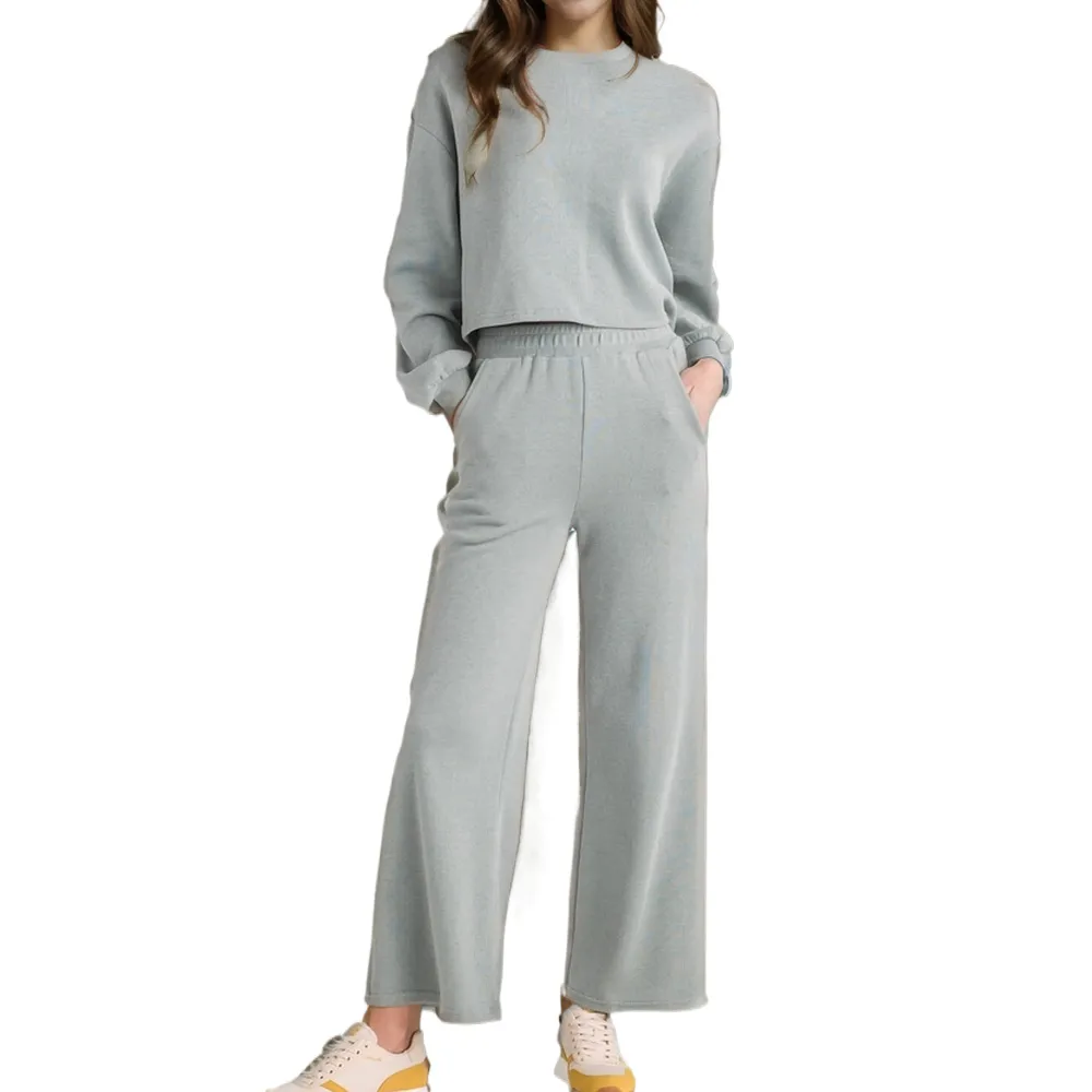 Op Maat 2024 Hoge Kwaliteit Lente Casual Eenvoudige 2 Tweedelige Set Lange Mouw Effen Kleur Modal Losse Pyjama Voor Dames