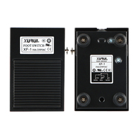 XURUI 15A 120V pour interrupteur au pied électrique avec prise Nema 5-15p en raccordement direct, protection IP54, matériau métallique industriel