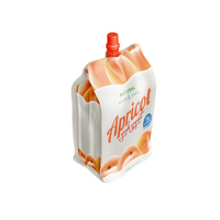 Emballage personnalisé pochette à bec debout 3l pour emballage liquide d'eau glacée sac Doypack sac d'emballage de lavage de détergent de grande capacité