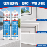 Mastic acrylique latex à faible odeur, adhésif peignable pour la réparation des joints de murs intérieurs, fenêtres et cadres de portes - Fournisseur de produits de construction