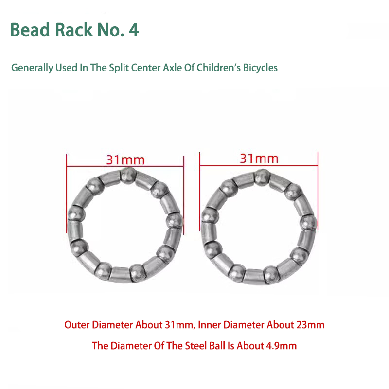 Number 4 Bead Rack (1 Piece) silvery