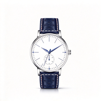 Montre à quartz OEM personnalisée en acier inoxydable, étanche 5 ATM, mouvement japonais, dernière mode, montre-bracelet professionnelle 20 mm, vente en gros usine