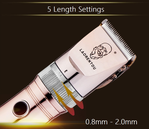 LAORENTOU เครื่องตัดผมไฟฟ้าไร้สายชาร์จได้,เครื่องตัดแต่งผม<span class=keywords><strong>แบ</strong></span>บใช้ไฟฟ้าสำหรับช่างตัดผมผู้ชาย - Product Image 5