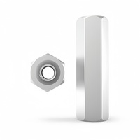 Colonne hexagonale en aluminium M3, écrou long, colonne d'isolation, écrou en alliage d'aluminium, bielle de connexion, cadre de modèle, vis à denture intérieure, capuchon de vis M3