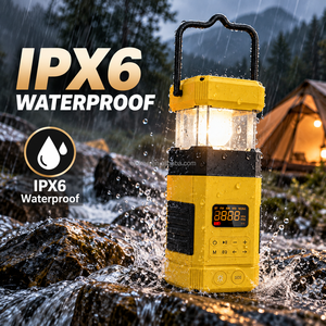 Linterna de Camping Multifuncional de 10000mAh con Radio AM/FM, Manivela Solar, SOS, IPX6, Altavoz Bluetooth y Lámpara de Camping Naturehike - Product Image 4