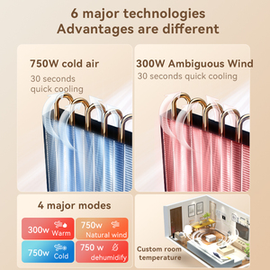 Nuevo Aire Acondicionado Portátil Mini con Modo de Enfriamiento y Calefacción, Aire Acondicionado Móvil para Habitación - Product Image 4