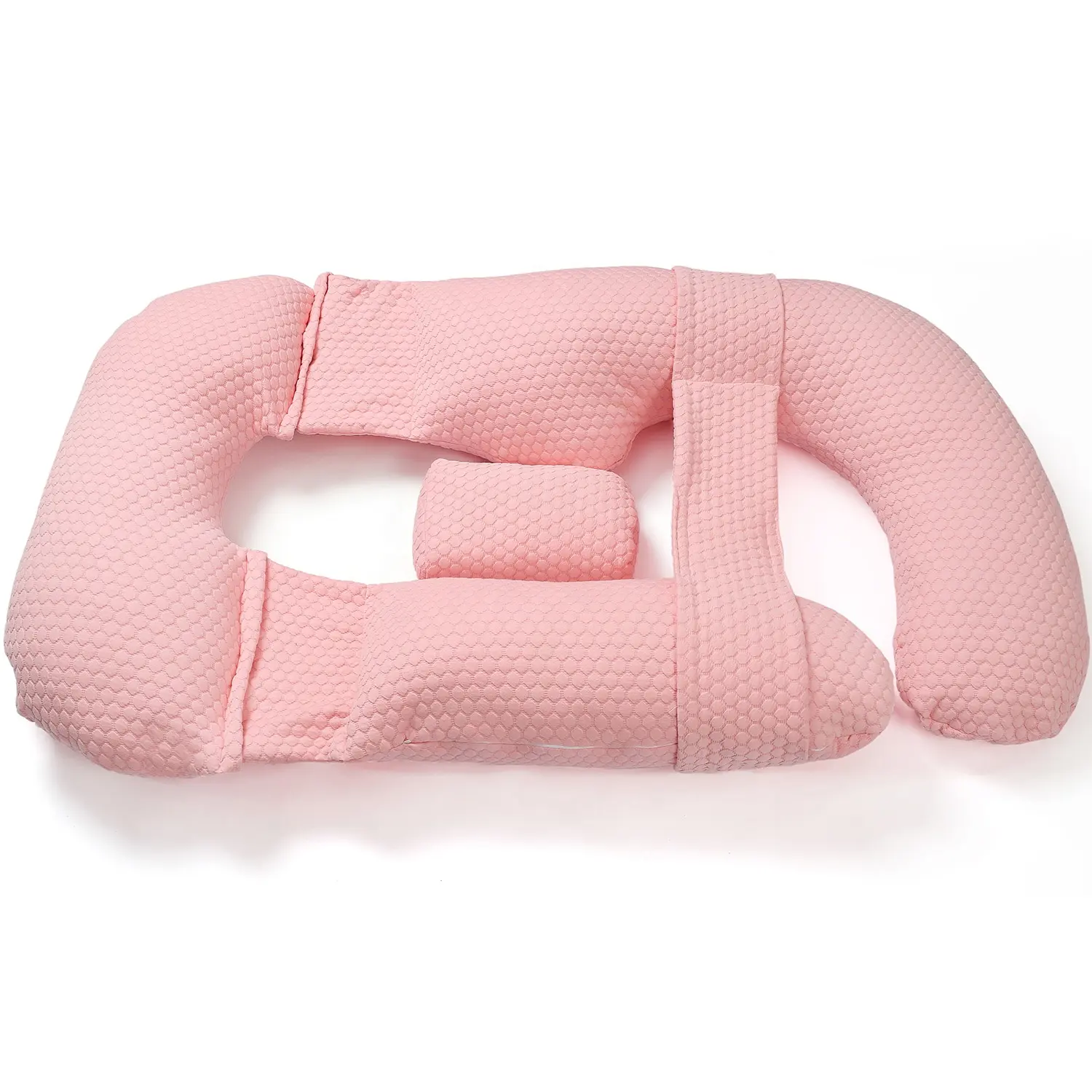 कस्टम यू के आकार का 3D हवा जाल बांस आराम मातृत्व नर्सिंग पूर्ण शरीर बच्चे मालिश गर्भावस्था तकिया