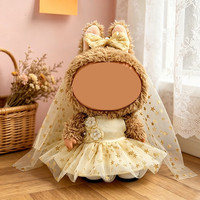[Uniquement la tenue] Ensemble de robe de mariée 38CM en coton et polyester, série mode Ciel Étoilé, pour poupée à forte poitrine - Accessoires pour poupée