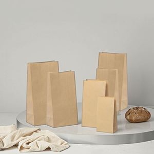 Bolsas de Papel Kraft Impresas Personalizadas, Embalaje Multicapa Colorido para Carbón, Compras, Exposiciones, Material Kraft Marrón - Product Image 3