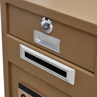CEQSAFE Coffre-fort numérique automatique ignifuge pour ranger l'argent, coffre-fort électronique