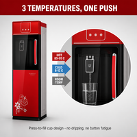 Distributeur d'eau sur pied chaud/froid, électrique, intelligent, pour bouteilles, usage domestique et professionnel, vente en gros directe usine