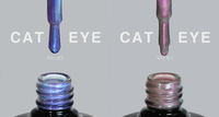 YDC Nouveauté Vernis Gel Effet Œil de Chat Sans HEMA, Kit Gel UV Longue Durée pour Salon de Manucure, Effet Miroir Lumineux
