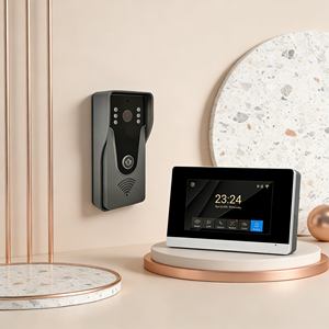 Système extensible à 2 fils pour plusieurs pièces, alertes <span class=keywords><strong>de</strong></span> <span class=keywords><strong>d</strong></span>étection <span class=keywords><strong>de</strong></span> mouvement en temps réel, caméra <span class=keywords><strong>de</strong></span> <span class=keywords><strong>sonnette</strong></span> intelligente pour les entrées <span class=keywords><strong>de</strong></span> studios <span class=keywords><strong>de</strong></span> yoga - Product Image 1