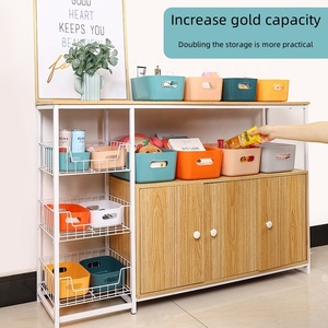 Caja <span class=keywords><strong>de</strong></span> Almacenamiento Rectangular para Escritorio, Organizador <span class=keywords><strong>de</strong></span> Cosméticos y Llaves para Mesa <span class=keywords><strong>de</strong></span> Oficina, Cesta <span class=keywords><strong>de</strong></span> Almacenamiento para Cocina - Product Image 4