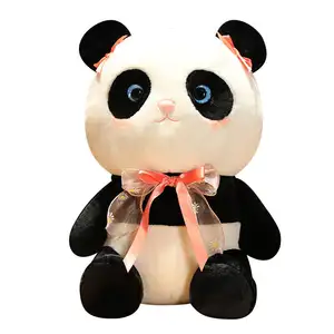 厂家直销可爱小熊猫毛绒玩具动物定制毛绒熊猫儿童玩具