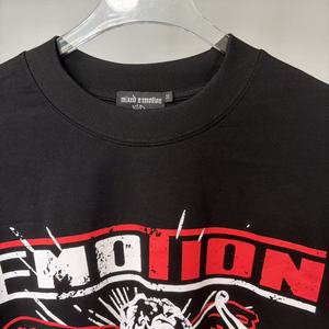 Sweat-shirt à capuche rétro délavé de haute qualité, poids lourd, 100% coton, manches longues, émotions mixtes, style streetwear décontracté pour hommes - Product Image 2