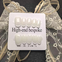 Produits de beauté, l'armure est portée à la main, luxe haut de gamme, blanchiment, prend en charge le style personnalisé, motif d'emballage, ongles pressés