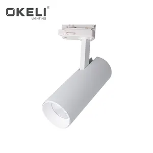 Okeli מותג בגדי חנות מתכוונן זווית 10W 16W 24W 32W COB המסחרי LED מסלול אורות