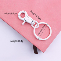 Fermoirs à griffe de homard Chroma en gros, clips pour porte-clés, fermoirs à griffe de homard pour porte-clés, clips pour lanières, bricolage, jouets, artisanat, boucle