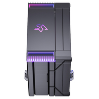 SNOWMAN MT4-V4-ARGB-WH Vente en gros Refroidisseur PC ARGB 5V 3 broches 4 caloducs Refroidissement par air Prise en charge de la personnalisation du logo pour ordinateur de bureau