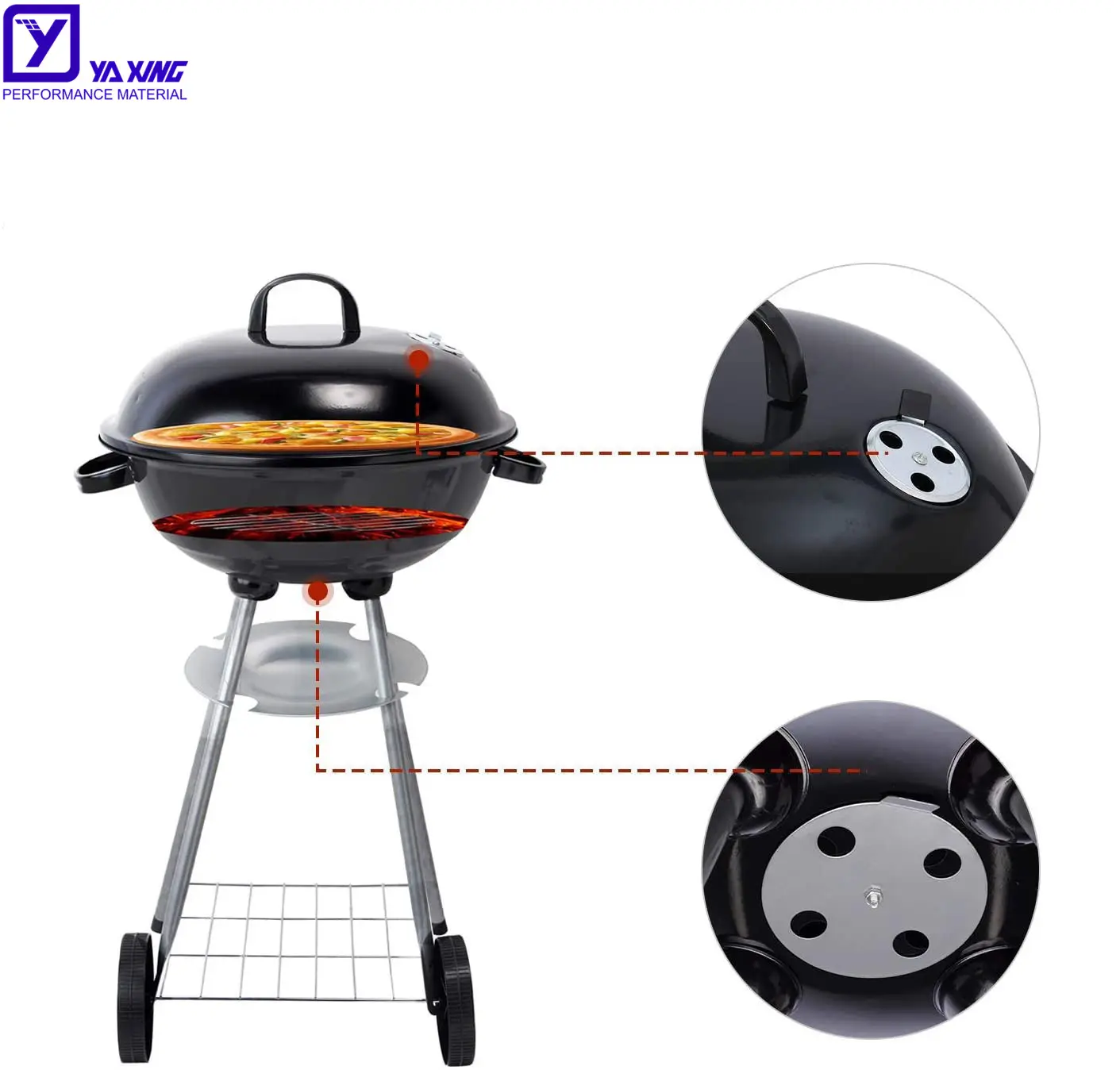 2020 Online shopping round balcony safety bbq grill manufacturers in india