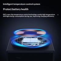 Chargeur sans fil magnétique auto-rotatif Magic Cube 3 en 1, charge rapide GaN 15W, protection PD et OVP, chargeur de téléphone sans fil
