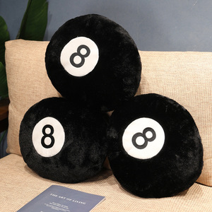 Superzachte 8-ball knuffels op maat gemaakte pluche speelgoedproductie PP katoen 8 inch knuffeldieren Kerst pluche speelgoed voor klauwautomaat - Product Image 2