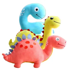 Toptan 23cm sevimli küçük dinozor dolması hayvan bebek çocuk pençe makinesi yumuşak mini peluş oyuncak