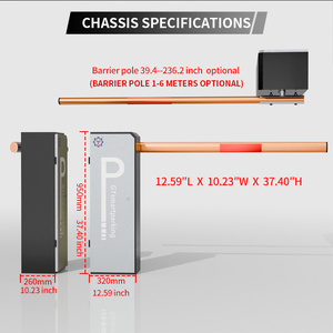 Rfid cổng rào cản cơ chế an ninh xe lối vào lối ra kiểm soát truy cập hệ thống thu phí thông minh tự động bùng nổ bãi đậu xe cửa quay - Product Image 5