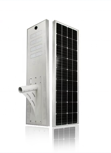 ไฟถนนโซลาร์เซลล์แบบออลอินวันคุณภาพสูง 60W 80W โมโนคริสตัลไลน์ซิลิคอน LED สำหรับภายนอกอาคาร กันน้ำ IP65 - Product Image 6