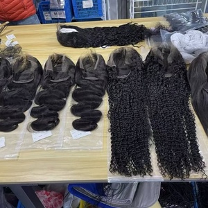 Parrucche in pizzo 13X4 HD Full Front Glueless Water Wave, capelli umani grezzi vietnamiti a doppia trama, prodotti di bellezza per donne Donor One - Product Image 1