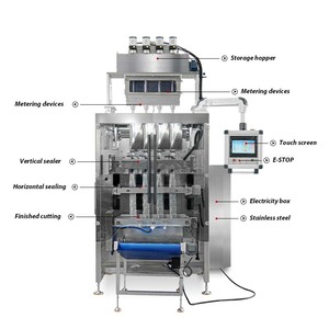 Automatic Multi Lane 2g 5g Flour Pepper Curry Chili Rosemary Seasoning Spices Powder Pouch Packaging Machine - Product Image 3