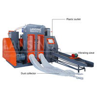 Machine de recyclage automatique de câbles usagés de type sec LX-400C Lansing 450 kg/h – Granulateur industriel de fils haute pureté