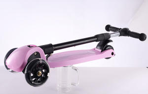 Patinete Plegable <span class=keywords><strong>de</strong></span> 3 <span class=keywords><strong>Ruedas</strong></span> <span class=keywords><strong>de</strong></span> Material PU para Niños y Niñas <span class=keywords><strong>de</strong></span> 2 a 6 Años, Venta al Por Mayor <span class=keywords><strong>de</strong></span> Fábrica - Product Image 6