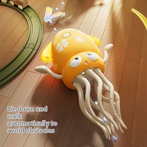 Juguete de Pulpo Inteligente de 8 Patas con Luces LED, Evitación de Obstáculos, Plástico Duradero, Juguete Novedoso y Divertido - Product Image 4