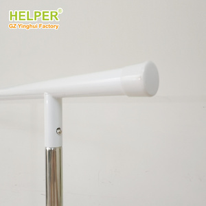 頑丈ステンレス鋼調整可能布ハンガー折りたたみ式ガーメントラックホイール付きワードローブ用キッチンネクタイ用 - Product Image 5