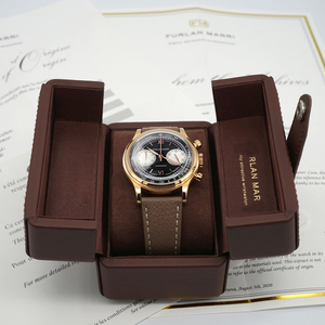 Biểu Tượng Tùy Chỉnh Sang Trọng Cơ Khí Đồng Hồ Cổ Tay Quà Tặng Bao Bì Hộp Phụ Nữ Đồng Hồ Thiết Lập Bao Bì Hộp Thiết Lập Đôi Mở Da Hộp Đồng Hồ - Product Image 5
